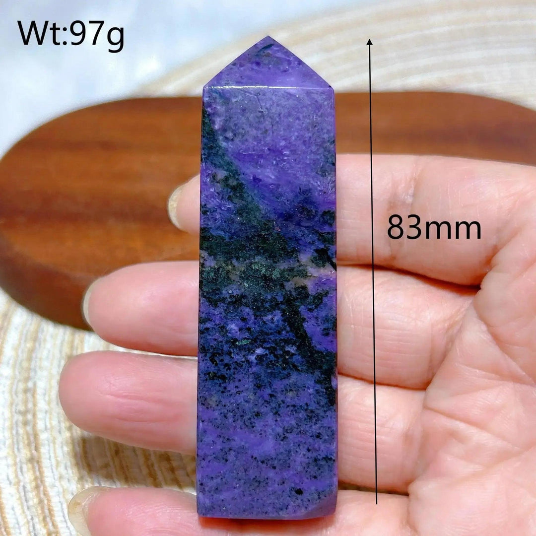 Charoite Point Tower | Rare Siberian Crystal