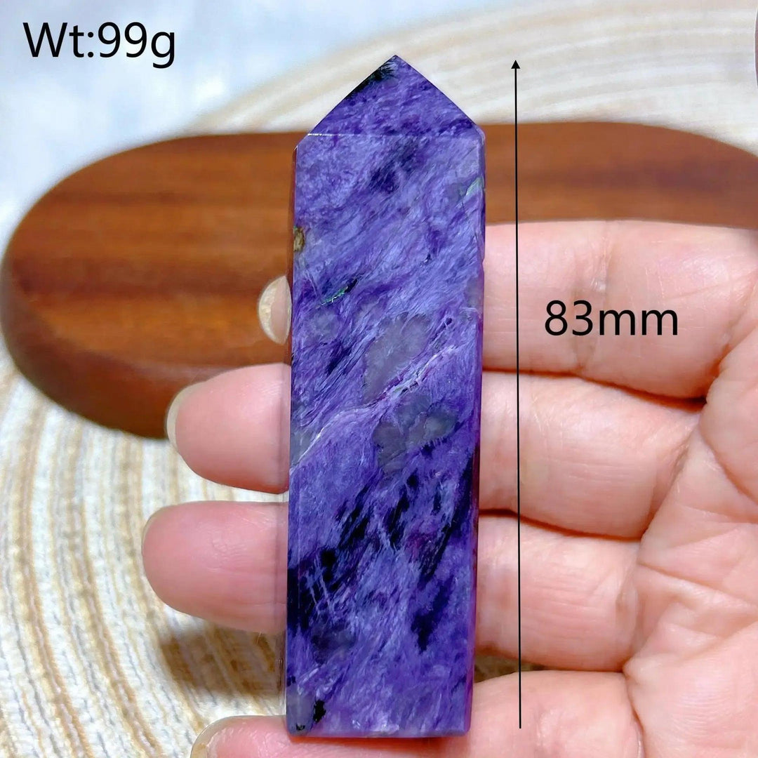 Charoite Point Tower | Rare Siberian Crystal