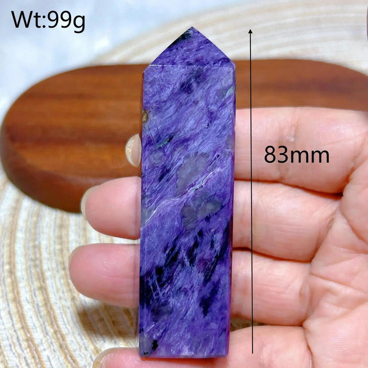 Charoite Point Tower | Rare Siberian Crystal