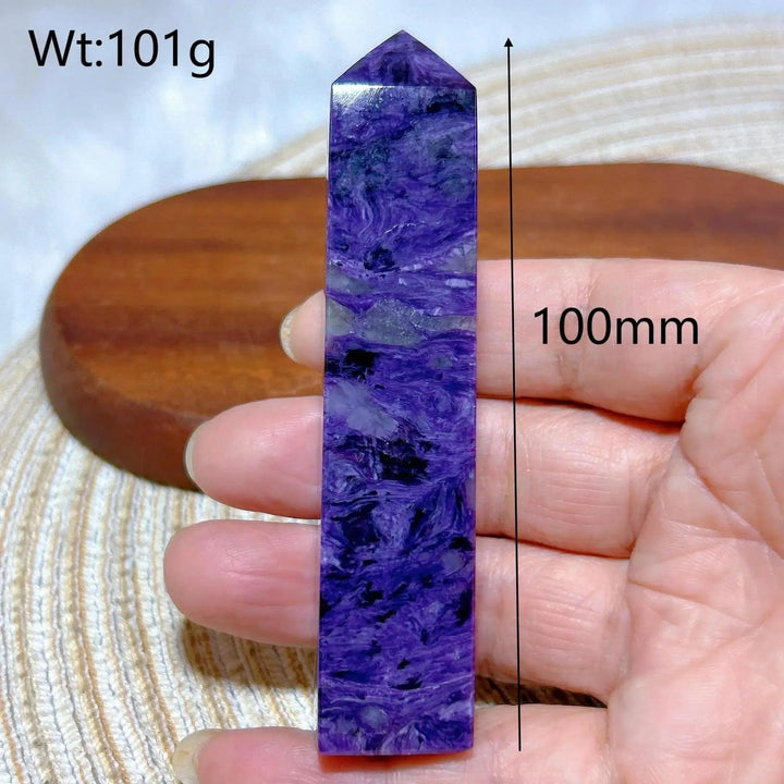 Charoite Point Tower | Rare Siberian Crystal