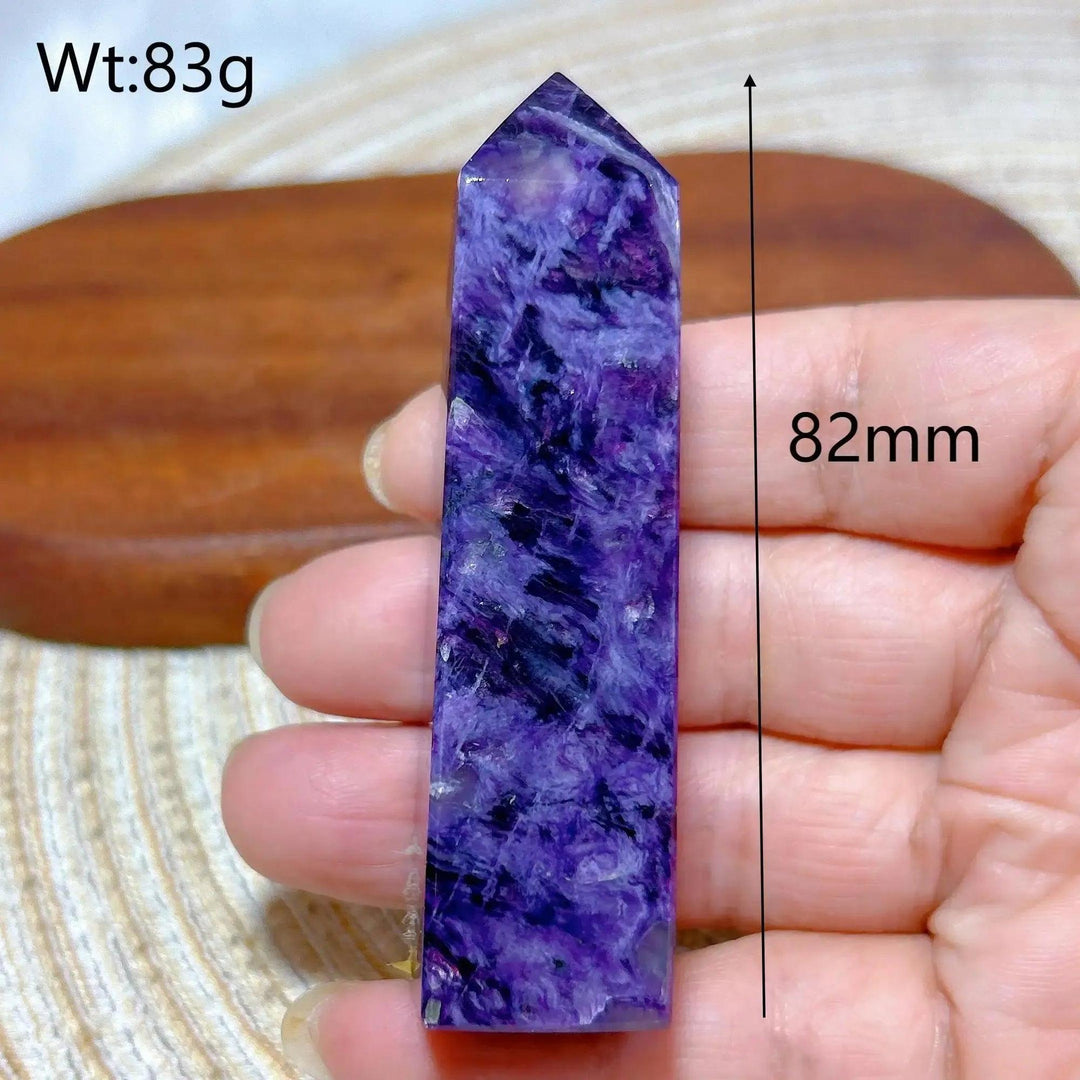 Charoite Point Tower | Rare Siberian Crystal