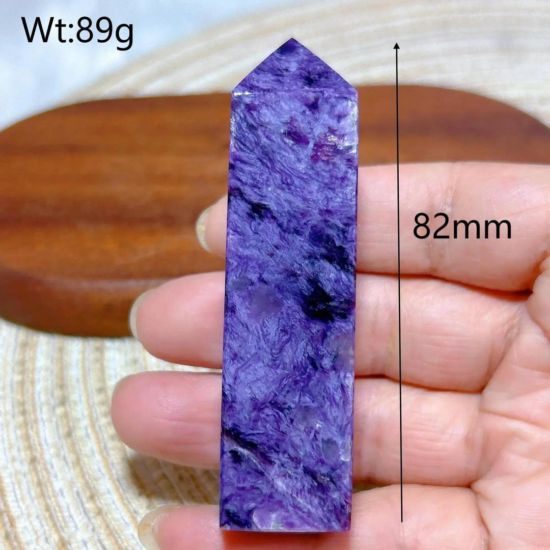 Charoite Point Tower | Rare Siberian Crystal