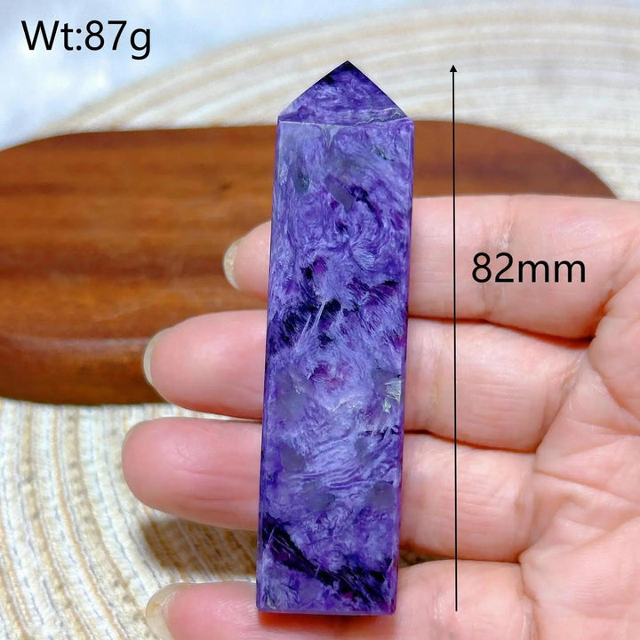 Charoite Point Tower | Rare Siberian Crystal