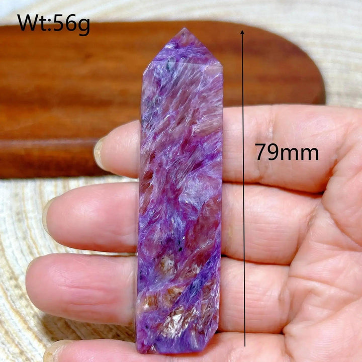 Charoite Point Tower | Rare Siberian Crystal