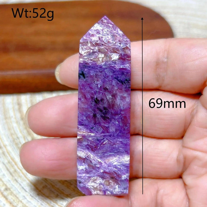 Charoite Point Tower | Rare Siberian Crystal