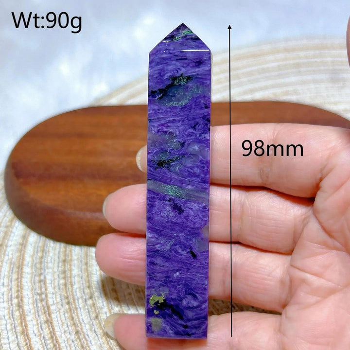 Charoite Point Tower | Rare Siberian Crystal