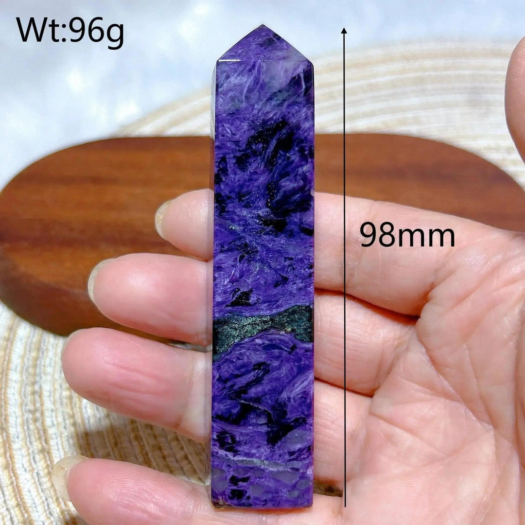 Charoite Point Tower | Rare Siberian Crystal