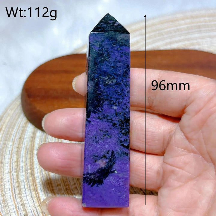 Charoite Point Tower | Rare Siberian Crystal