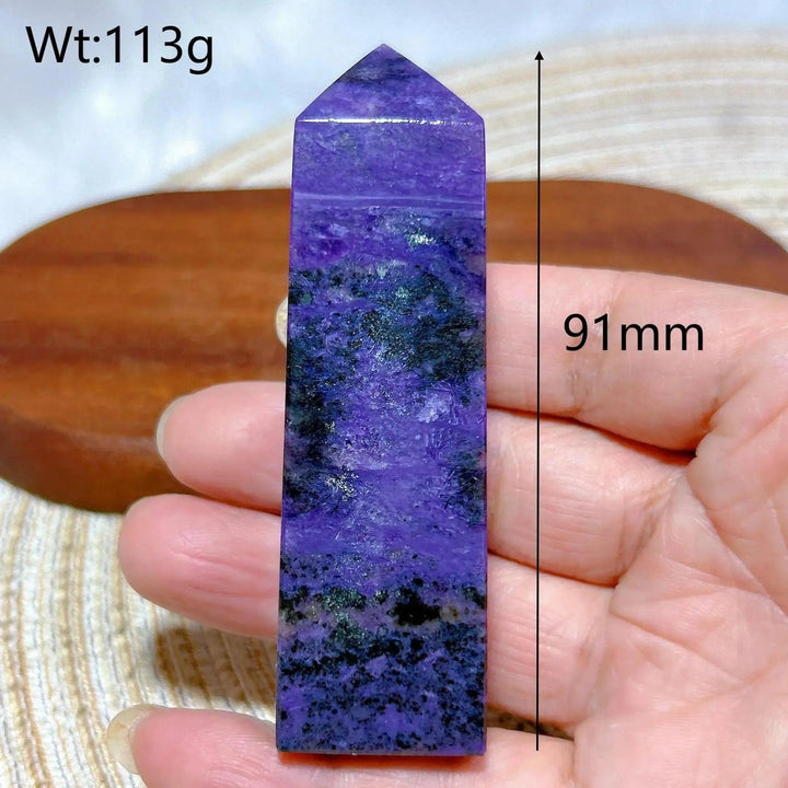 Charoite Point Tower | Rare Siberian Crystal