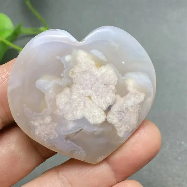 Cherry Blossom Agate Heart-Hearts-Ali-10 54g-Cherry Blossom Agate-Crystal Destiny