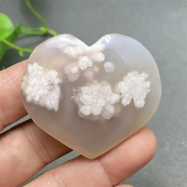 Cherry Blossom Agate Heart-Hearts-Ali-3 60g-Cherry Blossom Agate-Crystal Destiny