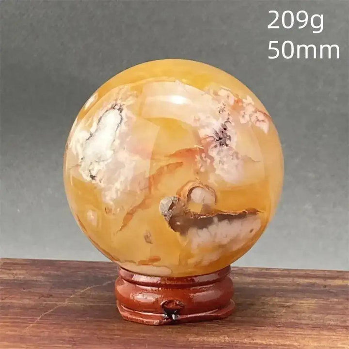 Cherry Blossom Agate Sphere | Exact Pick
