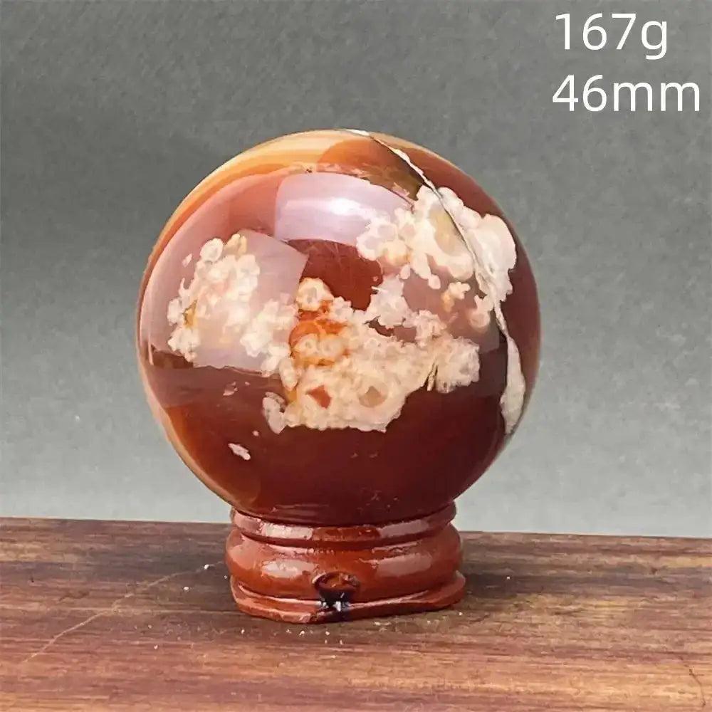 Cherry Blossom Agate Sphere | Exact Pick