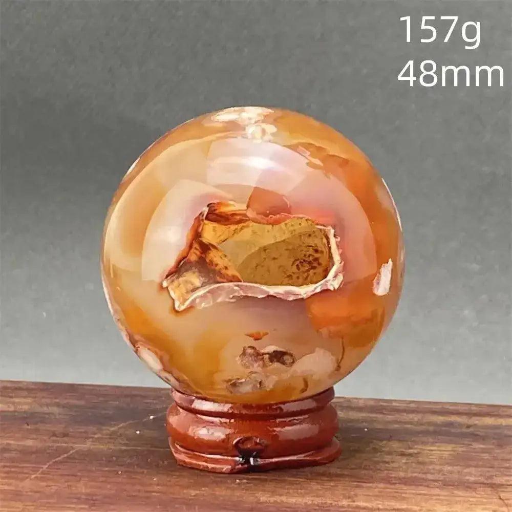 Cherry Blossom Agate Sphere | Exact Pick