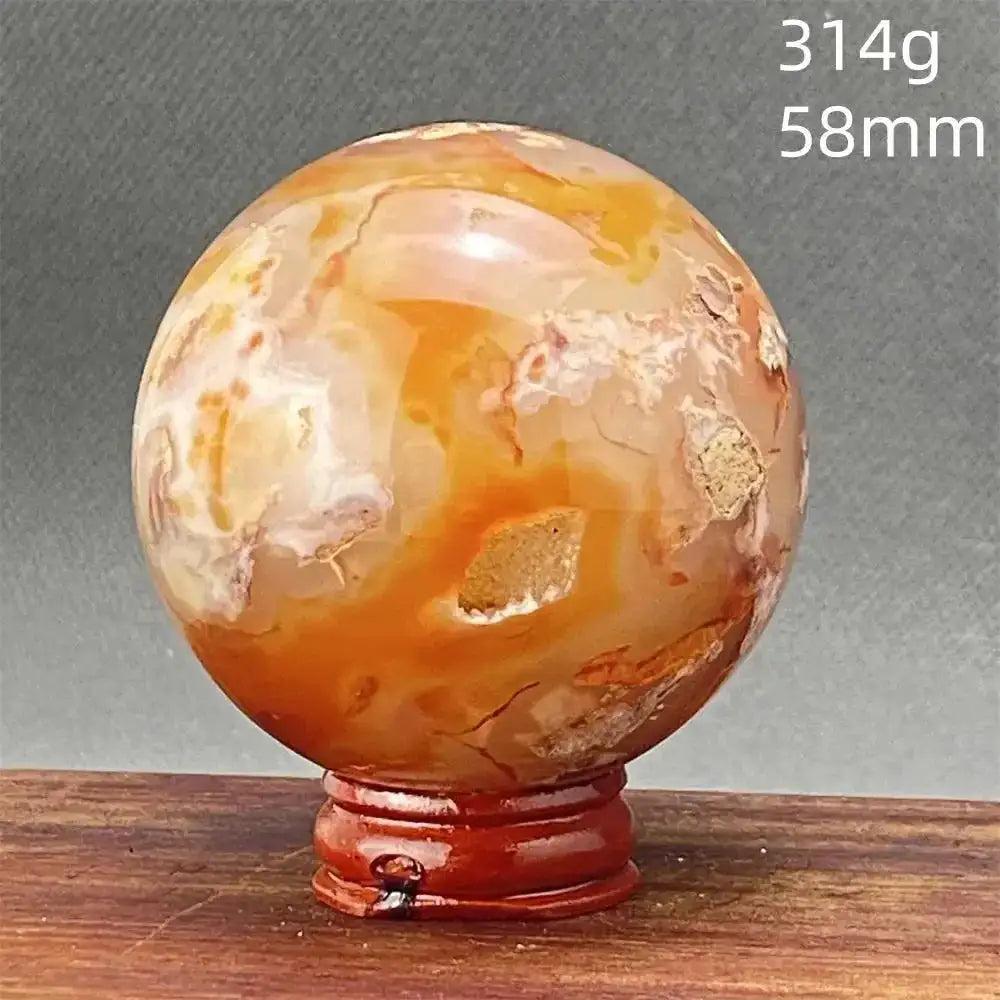 Cherry Blossom Agate Sphere | Exact Pick