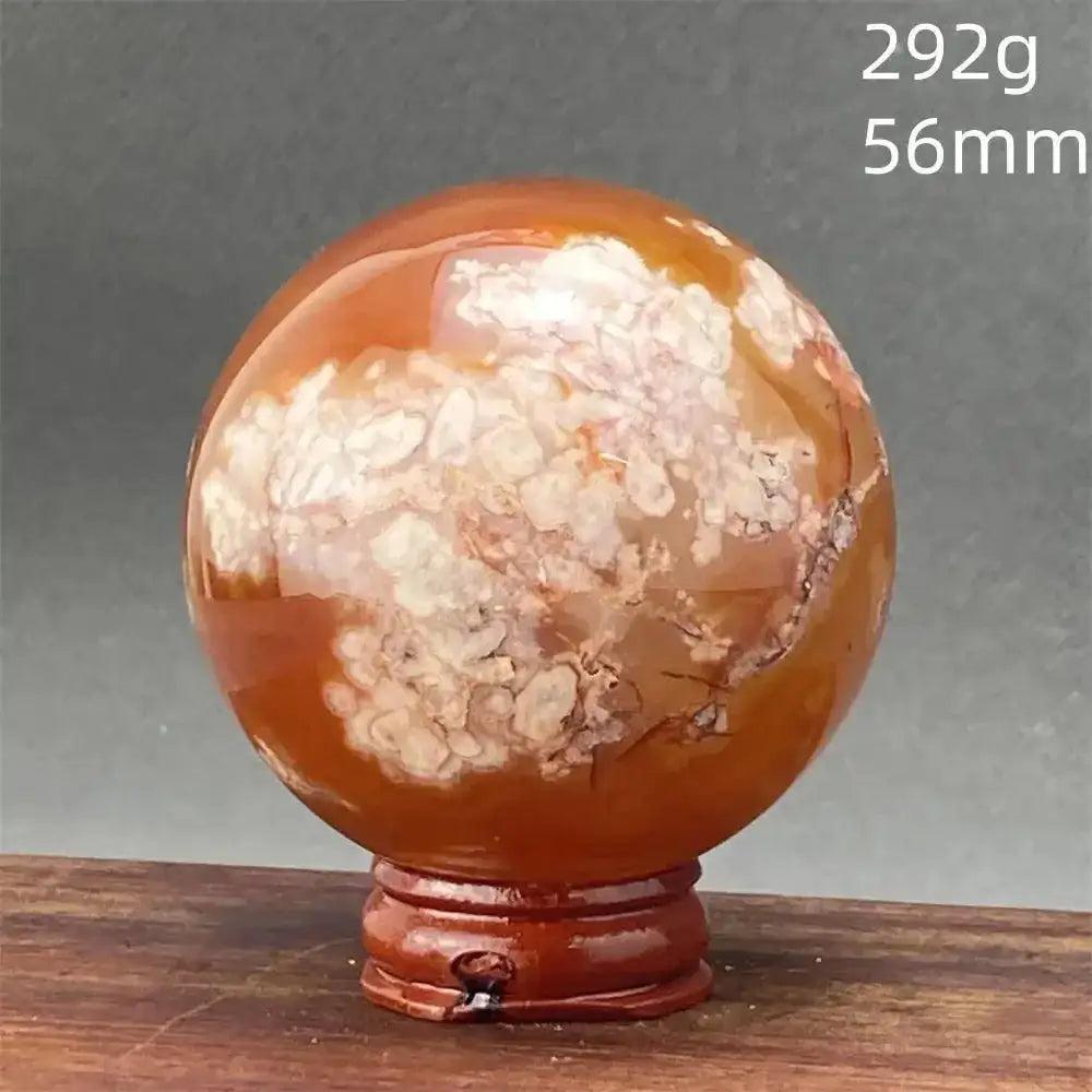 Cherry Blossom Agate Sphere | Exact Pick