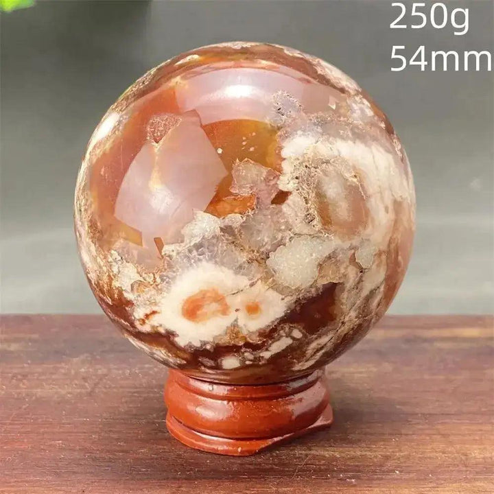 Cherry Blossom Agate Sphere | Exact Pick