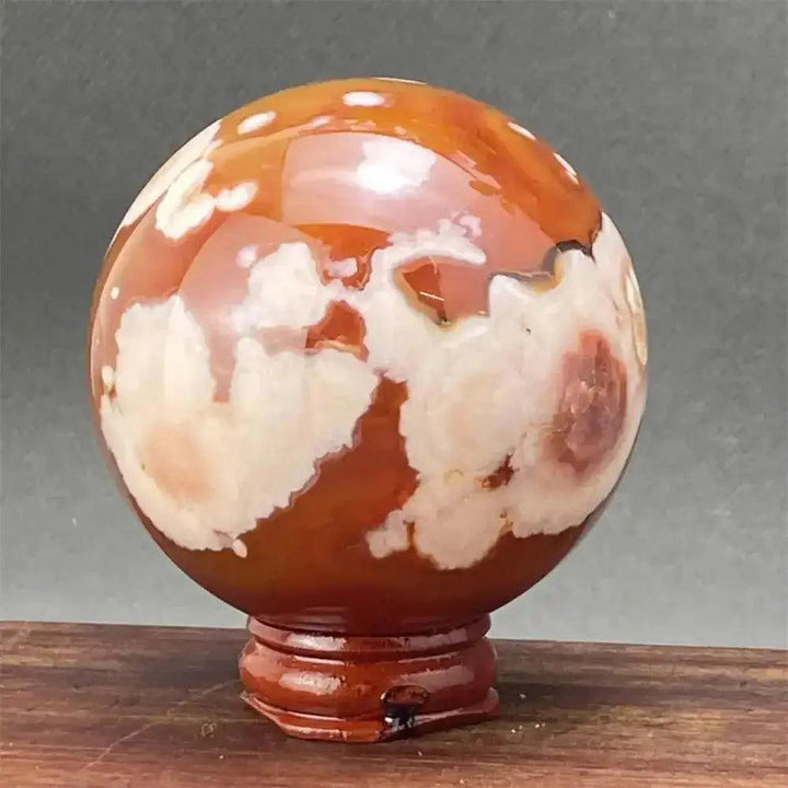 Cherry Blossom Agate Sphere | Exact Pick