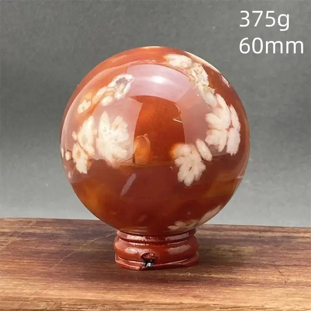 Cherry Blossom Agate Sphere-Spheres-Ali-1 375g-Cherry Blossom Agate-Crystal Destiny