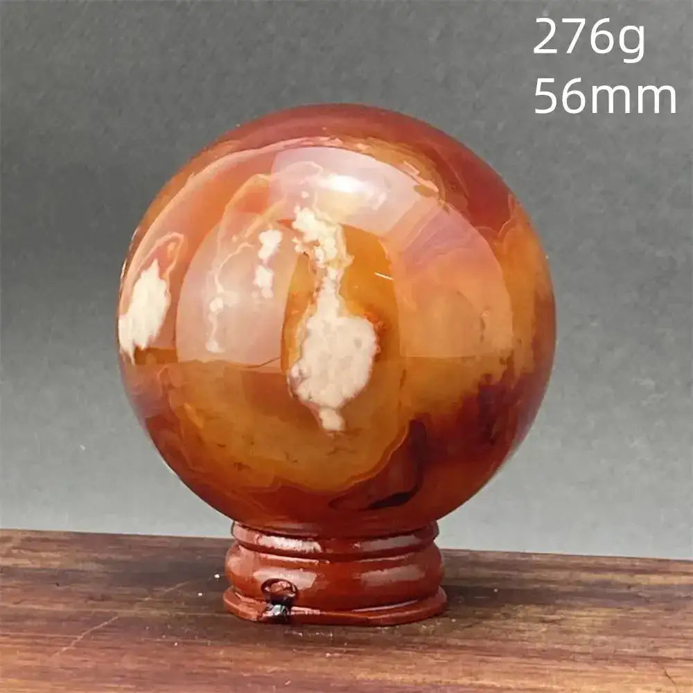 Cherry Blossom Agate Sphere-Spheres-Ali-33 276g-Cherry Blossom Agate-Crystal Destiny