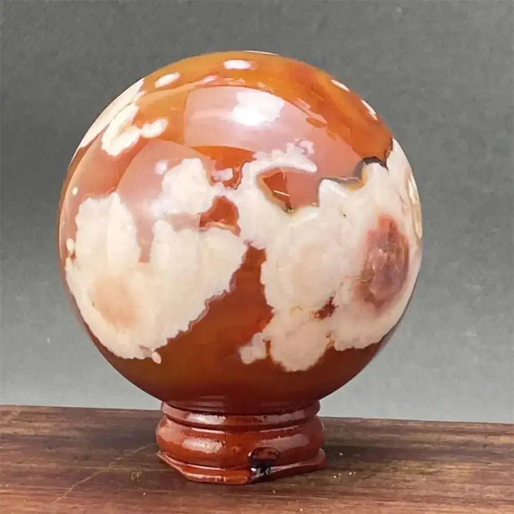 Cherry Blossom Agate Sphere-Spheres-Ali-1 375g-Cherry Blossom Agate-Crystal Destiny
