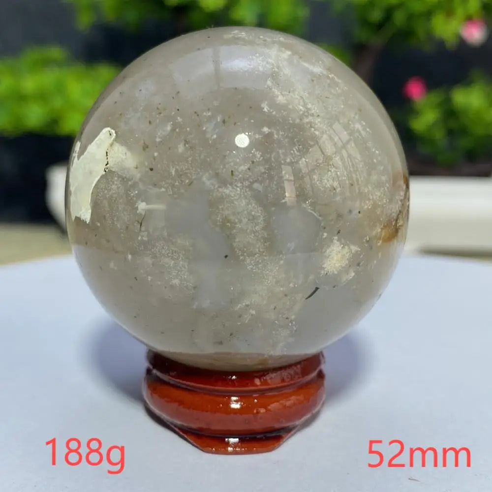 Cherry Blossom Flower Agate Sphere