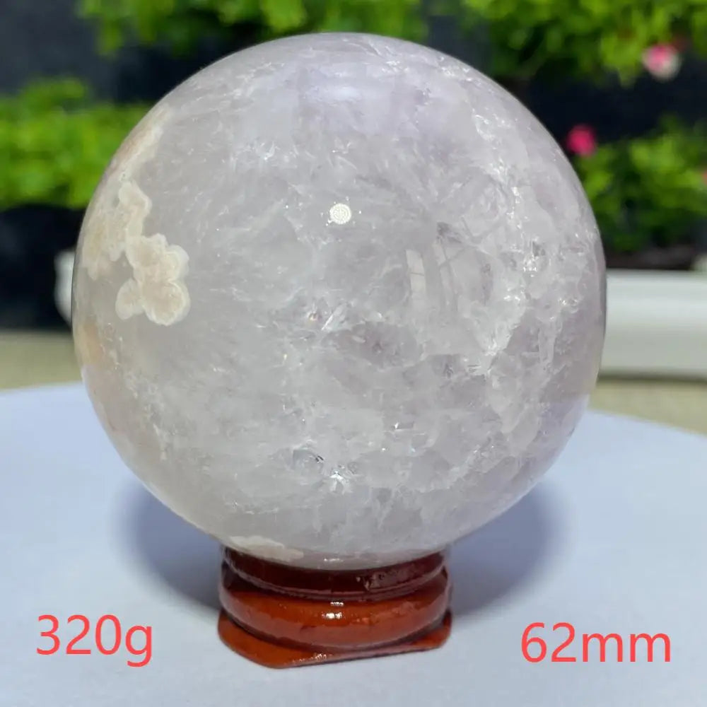 Cherry Blossom Flower Agate Sphere