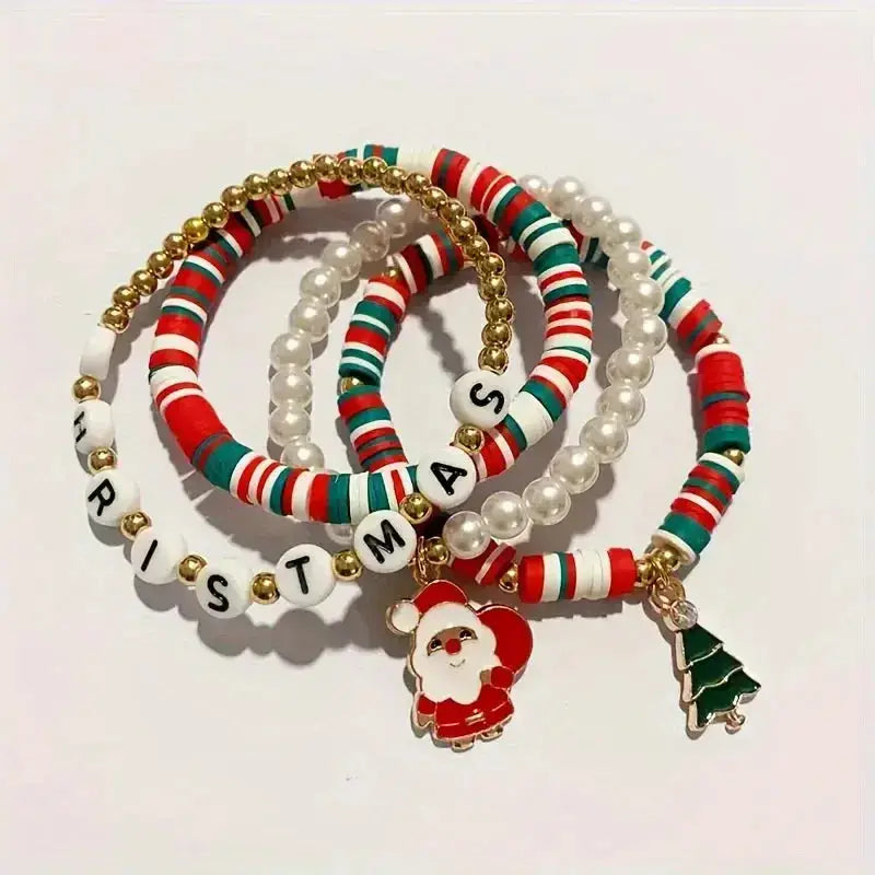 Christmas Beaded Apple Watch Band – Festive Bracelet Strap-Bands-Ali-Christmas-42mm 44mm 45mm 49mm-Crystal Destiny