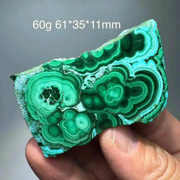Polished Chrysocolla Malachite slab featuring vibrant green and blue swirls for heart and throat chakra healing.