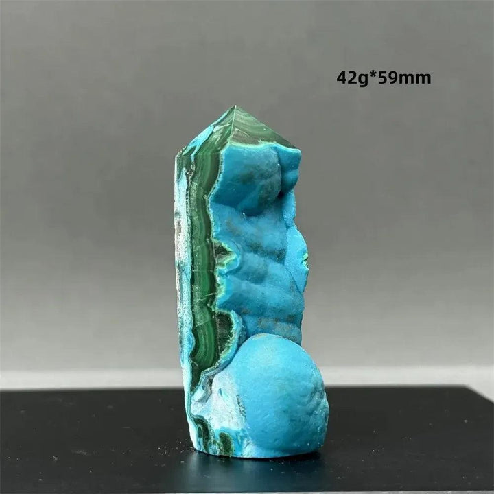 100% Natural Chrysocolla Raw Stone Polished Mineral Specimen Reiki Treatment Spiritual Meditation Home Decoration Gift