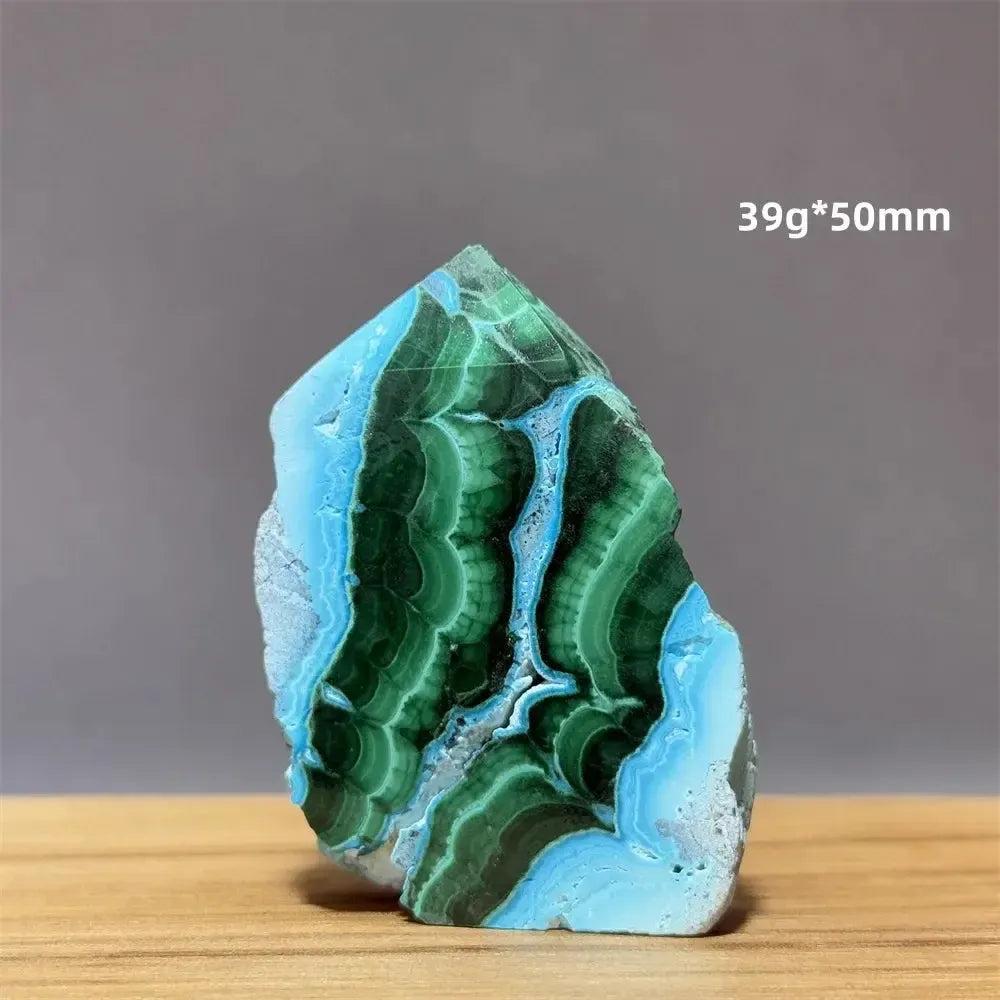 100% Natural Chrysocolla Raw Stone Polished Mineral Specimen Reiki Treatment Spiritual Meditation Home Decoration Gift