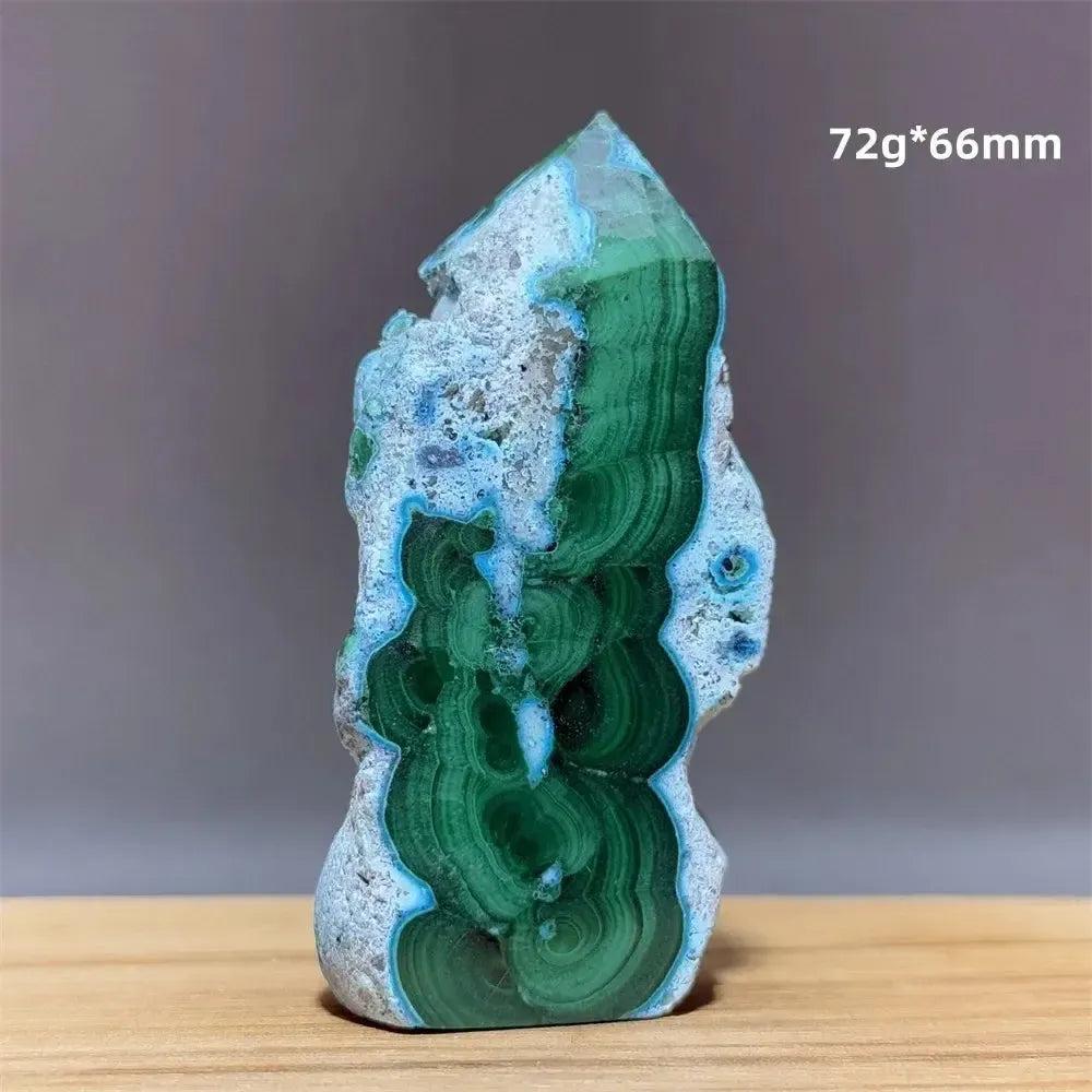 100% Natural Chrysocolla Raw Stone Polished Mineral Specimen Reiki Treatment Spiritual Meditation Home Decoration Gift