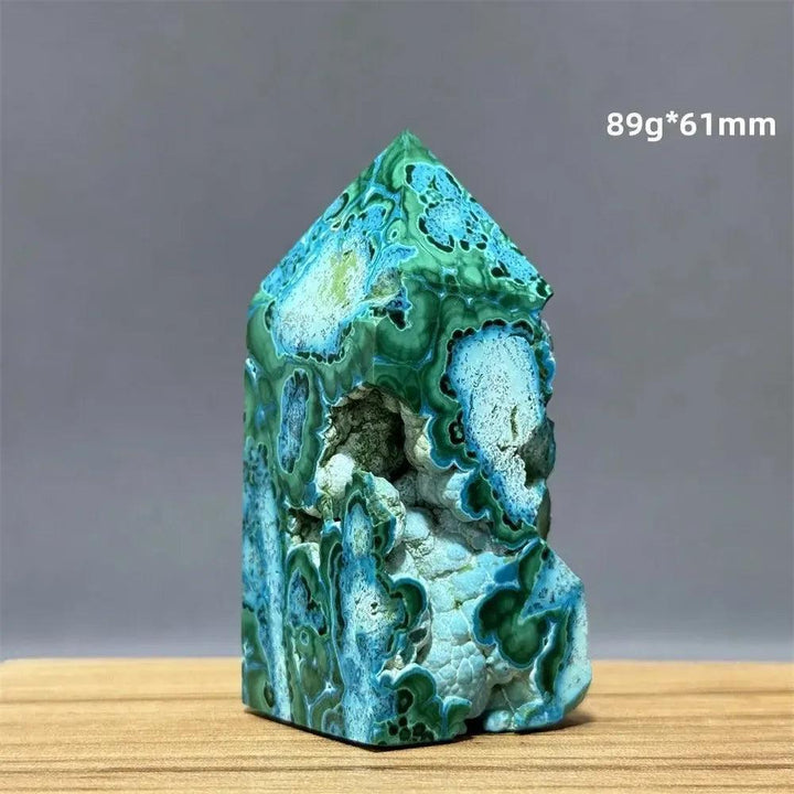 100% Natural Chrysocolla Raw Stone Polished Mineral Specimen Reiki Treatment Spiritual Meditation Home Decoration Gift