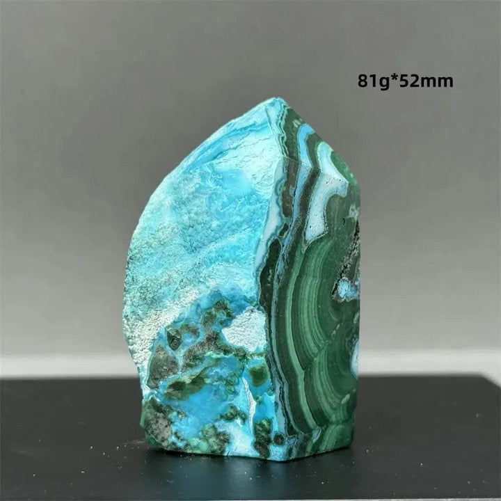 100% Natural Chrysocolla Raw Stone Polished Mineral Specimen Reiki Treatment Spiritual Meditation Home Decoration Gift