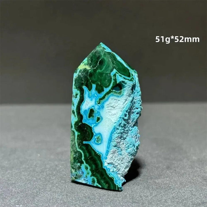 100% Natural Chrysocolla Raw Stone Polished Mineral Specimen Reiki Treatment Spiritual Meditation Home Decoration Gift