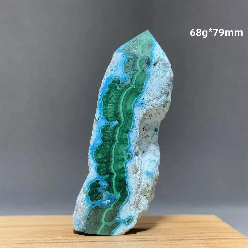 100% Natural Chrysocolla Raw Stone Polished Mineral Specimen Reiki Treatment Spiritual Meditation Home Decoration Gift