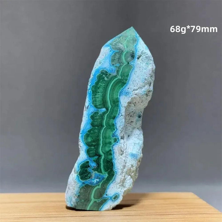 100% Natural Chrysocolla Raw Stone Polished Mineral Specimen Reiki Treatment Spiritual Meditation Home Decoration Gift