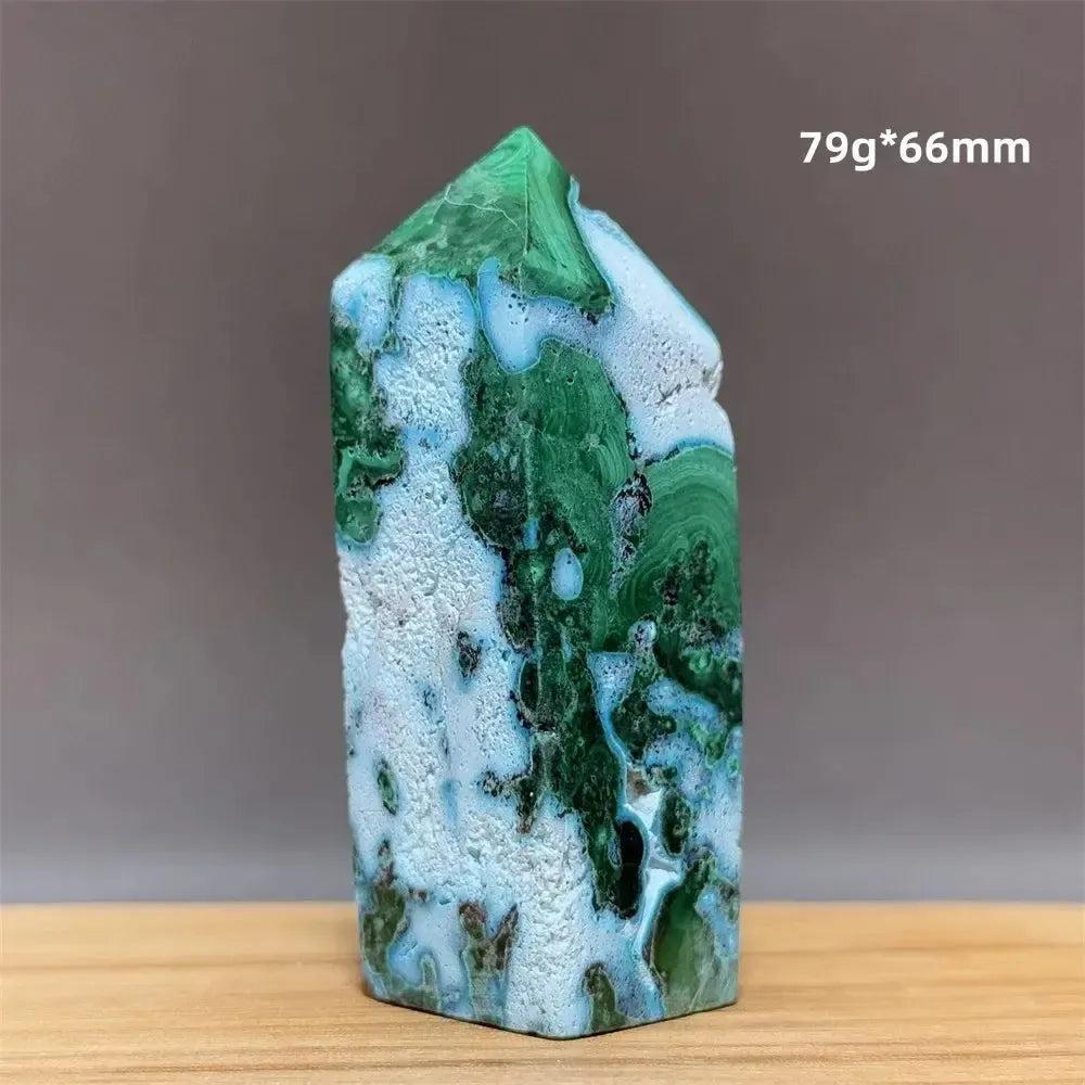 100% Natural Chrysocolla Raw Stone Polished Mineral Specimen Reiki Treatment Spiritual Meditation Home Decoration Gift