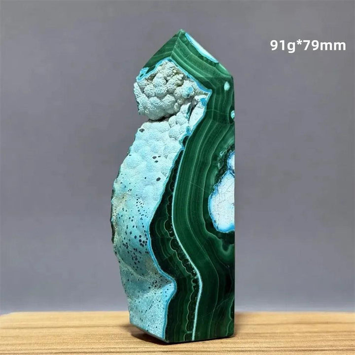 100% Natural Chrysocolla Raw Stone Polished Mineral Specimen Reiki Treatment Spiritual Meditation Home Decoration Gift