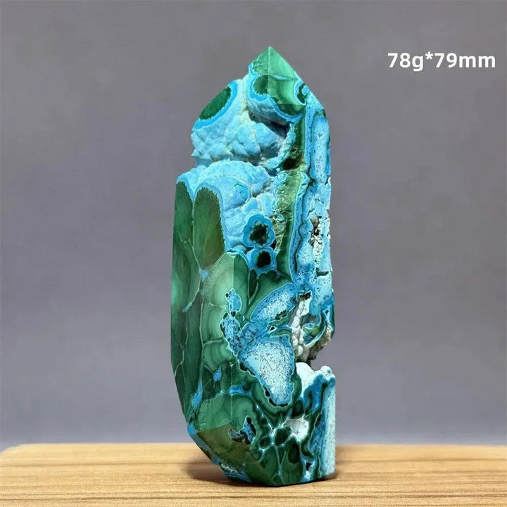 100% Natural Chrysocolla Raw Stone Polished Mineral Specimen Reiki Treatment Spiritual Meditation Home Decoration Gift