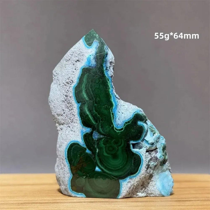 100% Natural Chrysocolla Raw Stone Polished Mineral Specimen Reiki Treatment Spiritual Meditation Home Decoration Gift