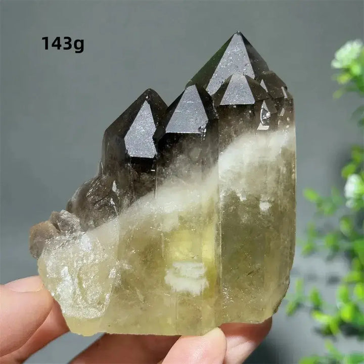 Citrine Crystal Clusters for Home Decor - Uplift Your Space-Points-Ali-Citrine-D12 143g-Crystal Destiny