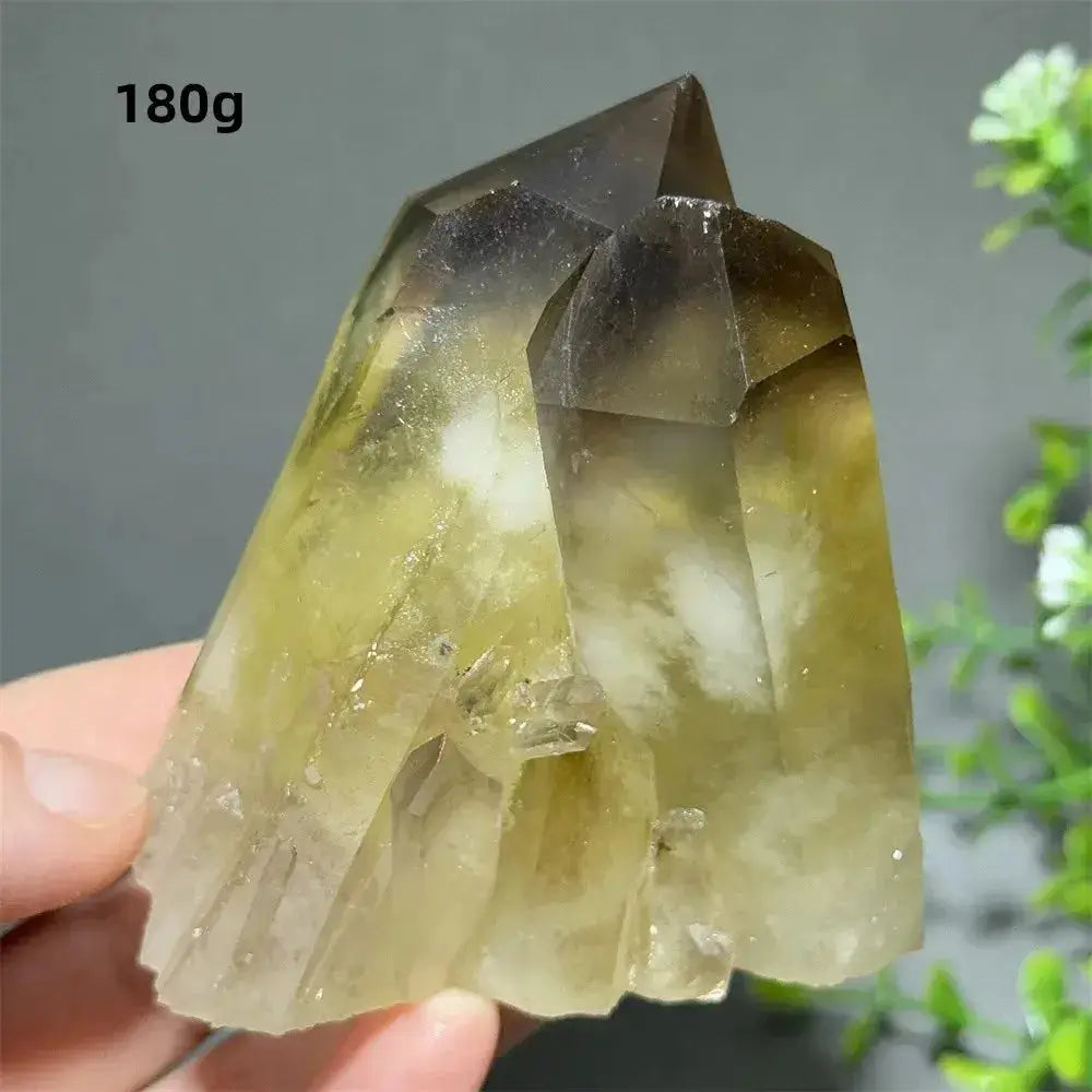 Citrine Crystal Clusters for Home Decor - Uplift Your Space-Points-Ali-Citrine-D23 180g-Crystal Destiny