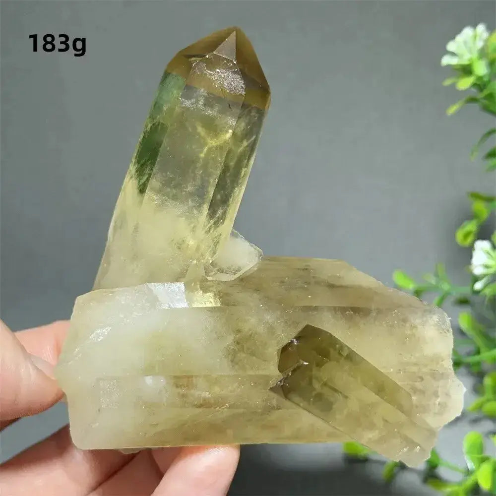 Citrine Crystal Clusters for Home Decor - Uplift Your Space-Points-Ali-Citrine-D28 183g-Crystal Destiny