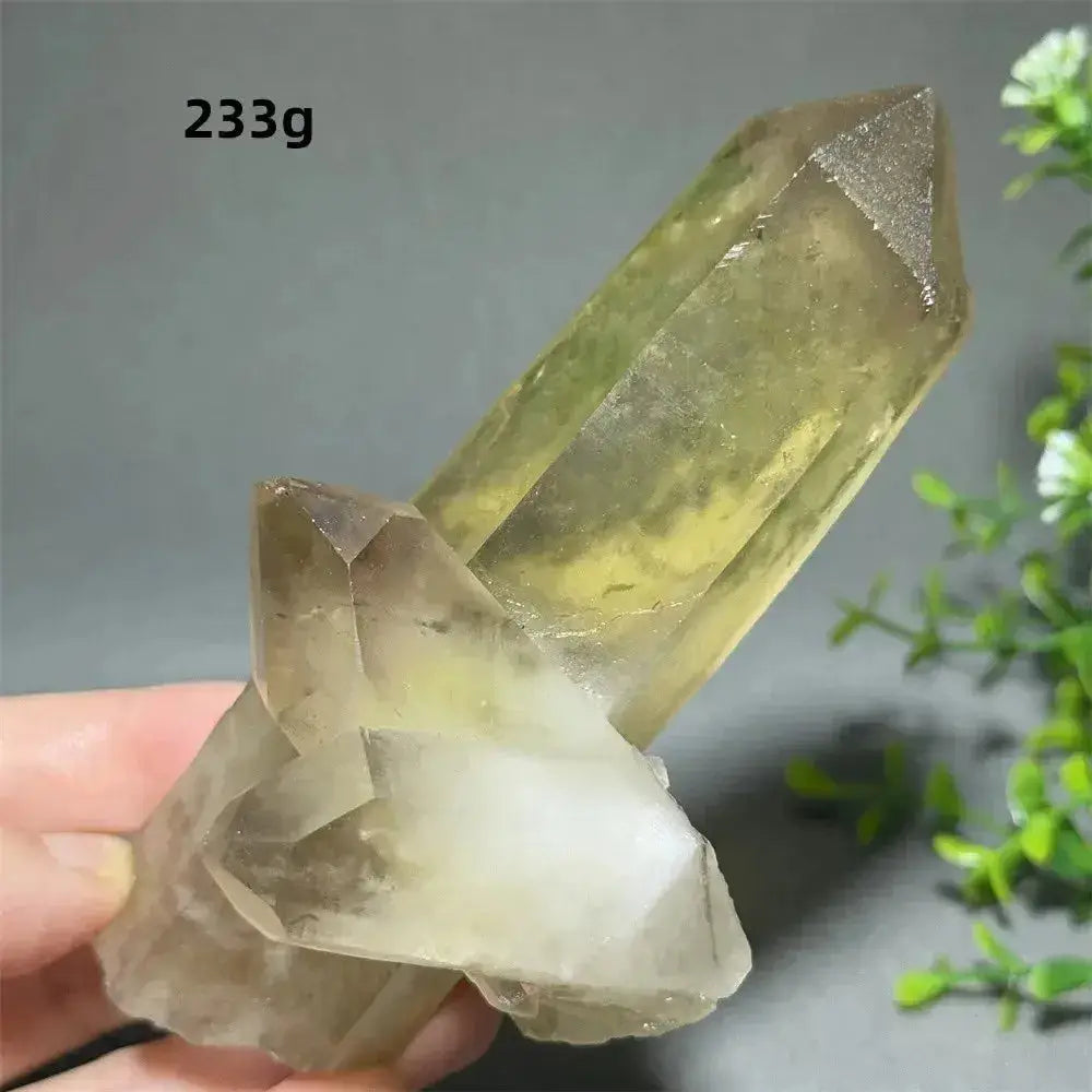 Citrine Crystal Clusters for Home Decor - Uplift Your Space-Points-Ali-Citrine-D4 233g-Crystal Destiny