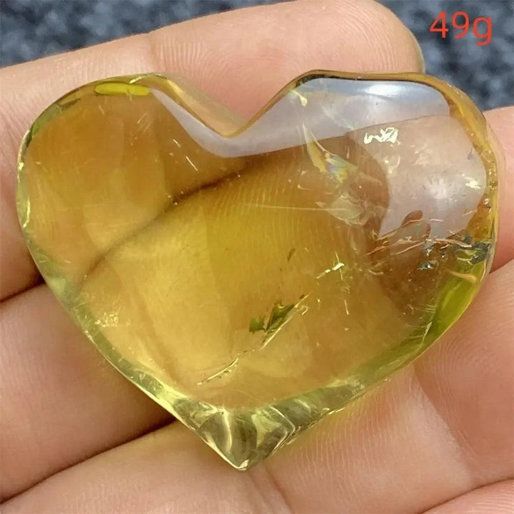 Citrine Crystal Heart