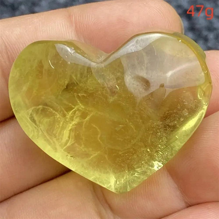 Citrine Crystal Heart