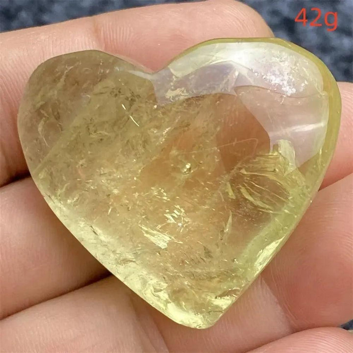 Citrine Crystal Heart