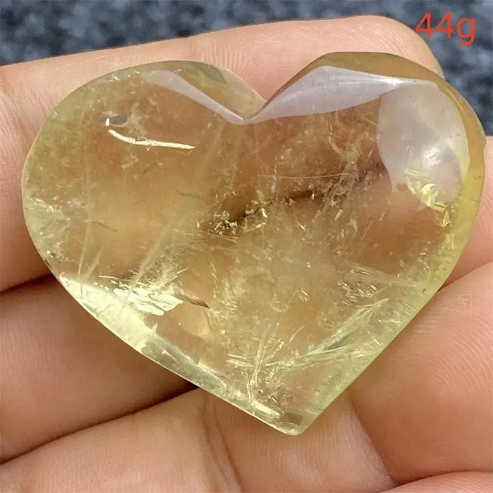 Citrine Crystal Heart