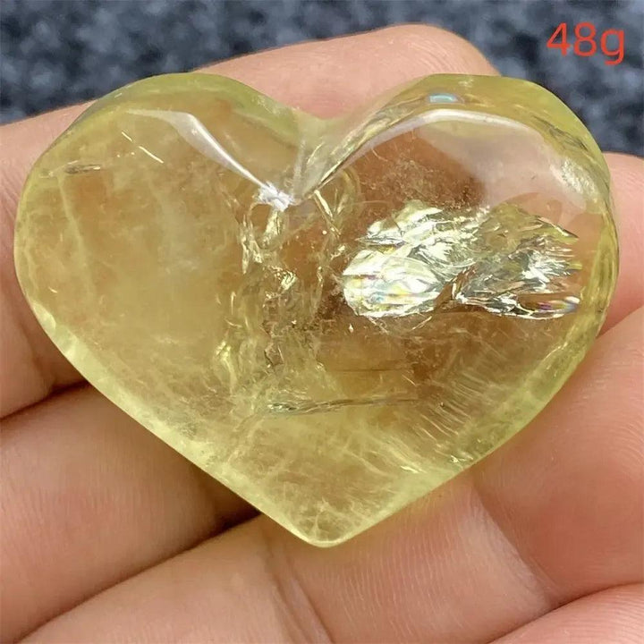 Citrine Crystal Heart